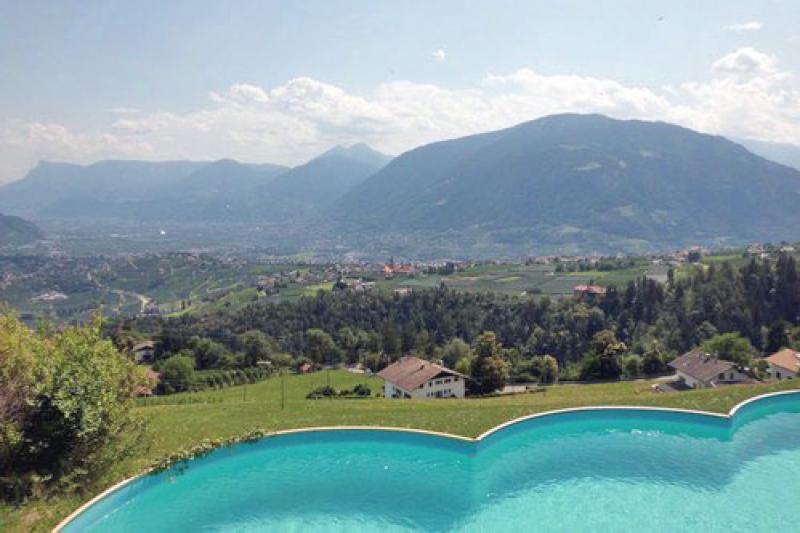 Schwimmbad mit Panoramablick